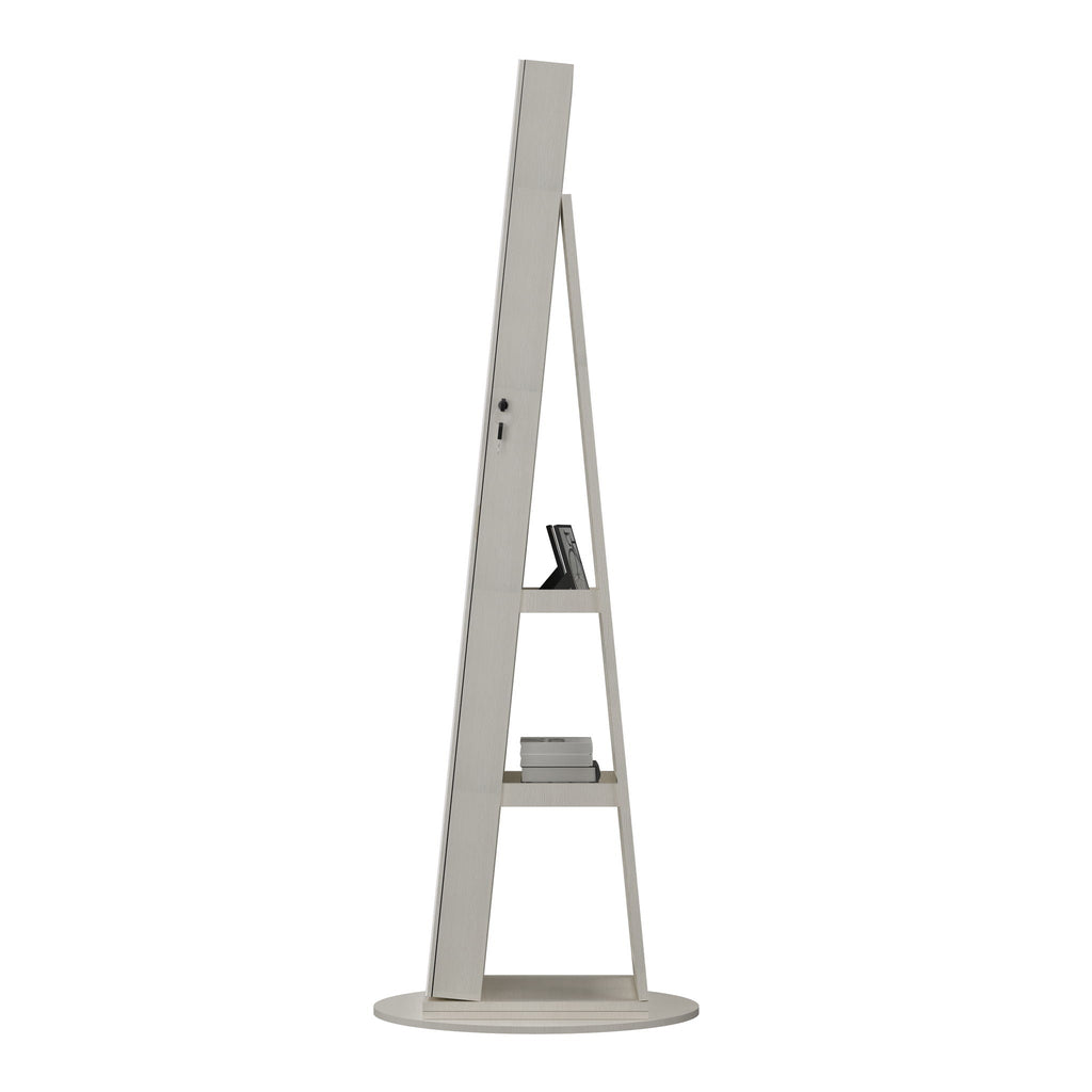 Swivel Jewelry Cabinet With Full Length Mirror