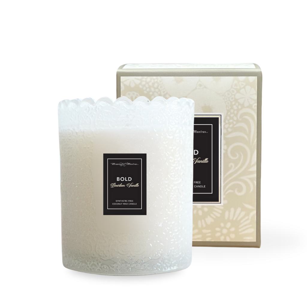 Bold Bourbon Vanille Natural Candle 8oz Kaia Collection
