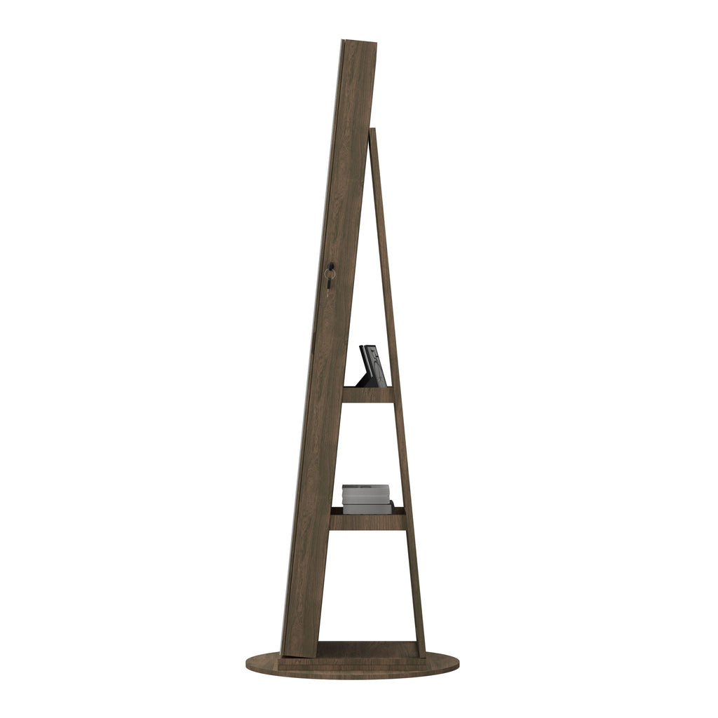 Swivel Jewelry Cabinet With Full Length Mirror