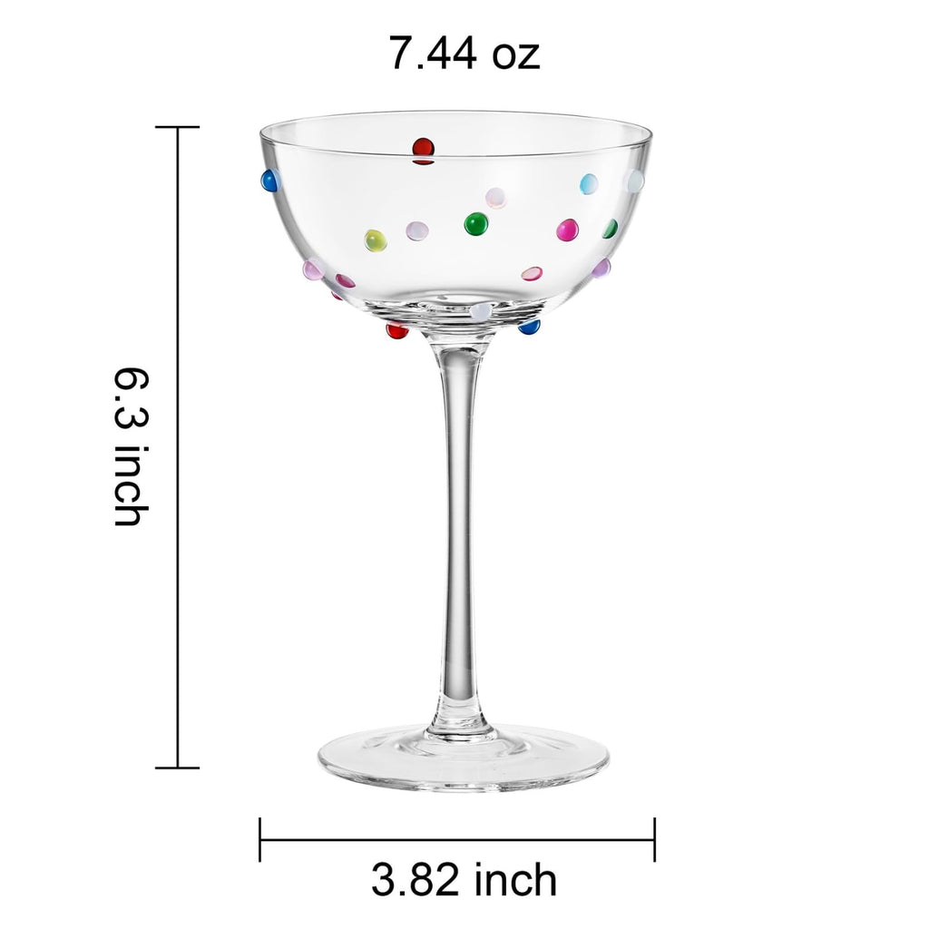 Khen Confetti Coupe | Set of 2