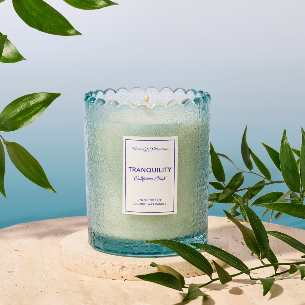 Tranquility California Coast Natural Candle 8oz Kaia Collection