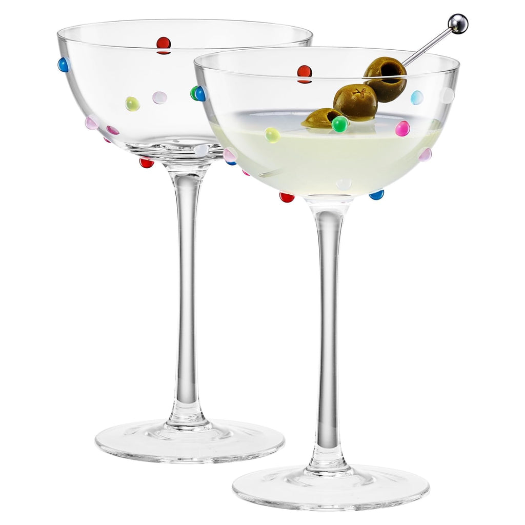 Khen Confetti Coupe | Set of 2