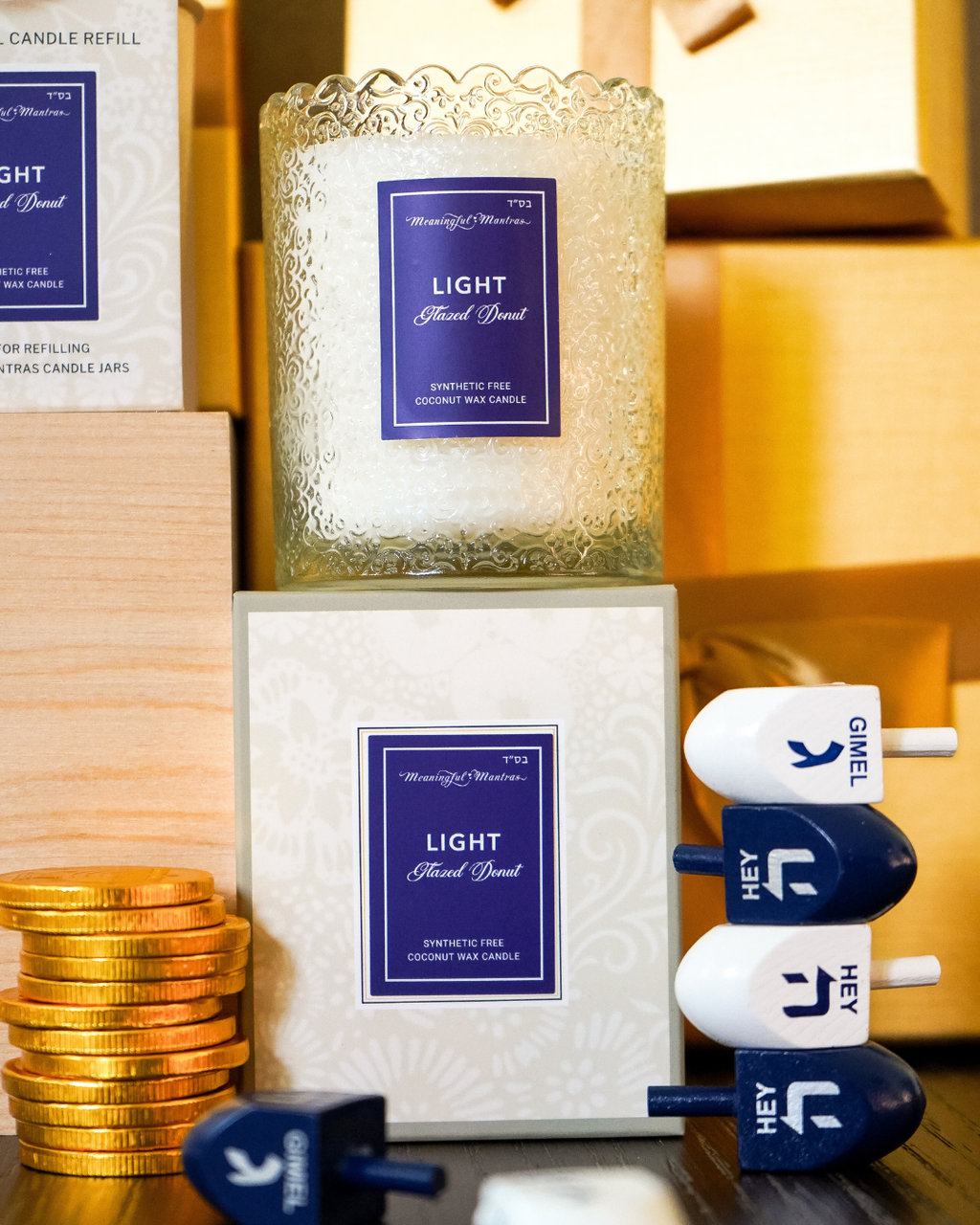 Glazed Donut Natural Candle 8oz Kaia Collection