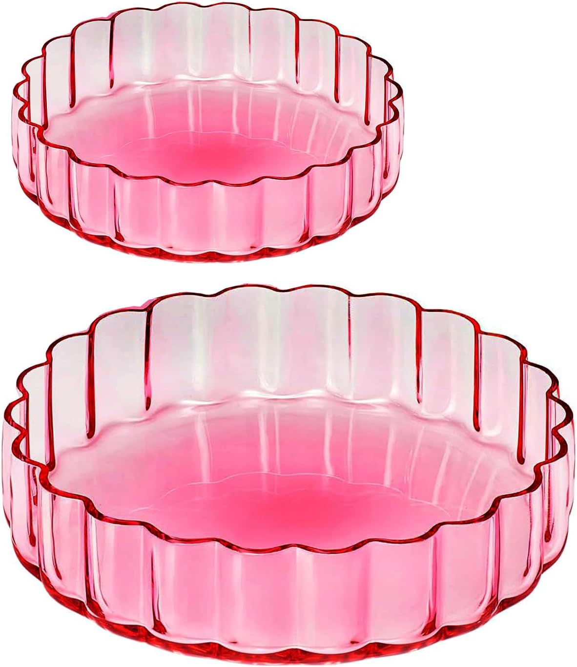 Flower Wave Plates | Set of 2
