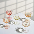 Flower Wave Coupe Cocktail | Set of 5