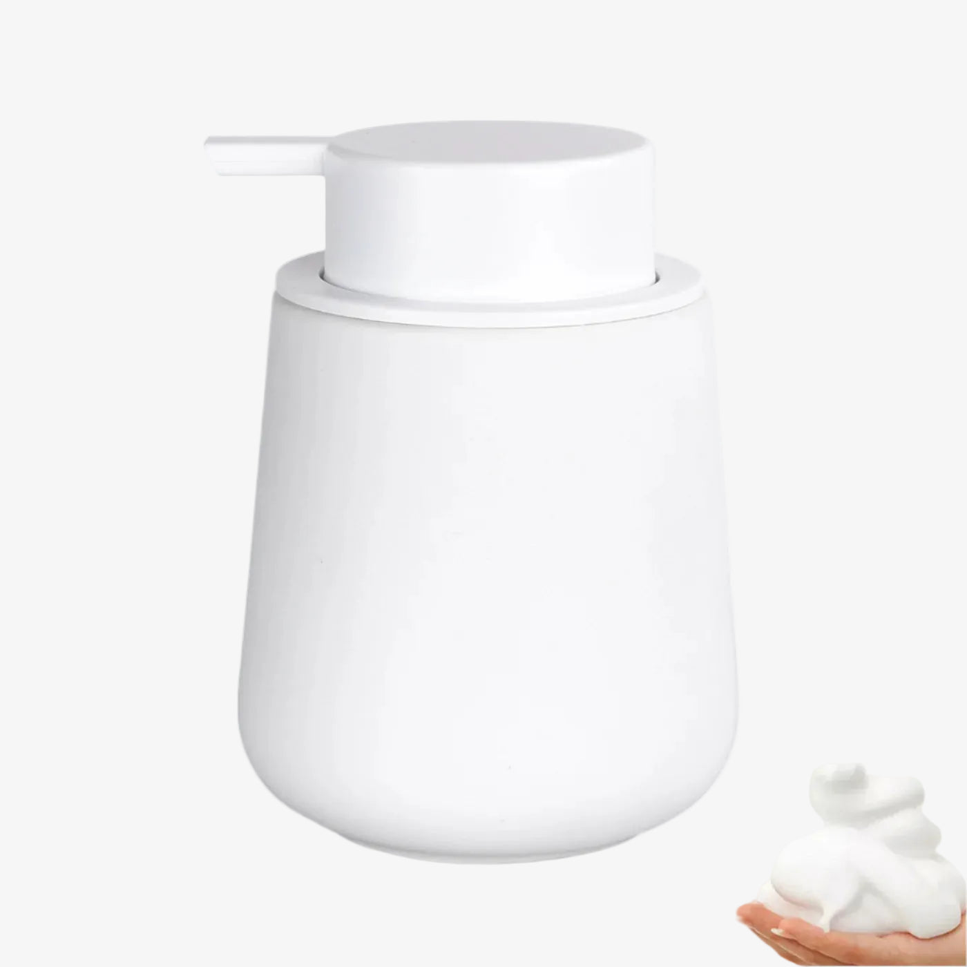 BosilunLife Rubber Paint Foaming Soap Dispenser Large Recycled Ceramic Eco-Clay