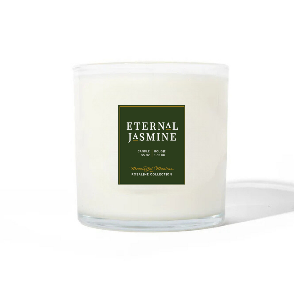 Forever Eternal Jasmine Natural Candle 55oz Rosaline Collection