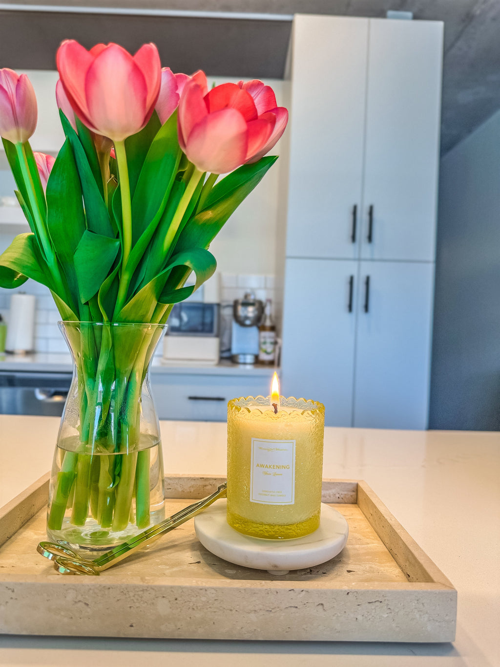 Yuzu Lemon Natural Candle 8oz Kaia Collection