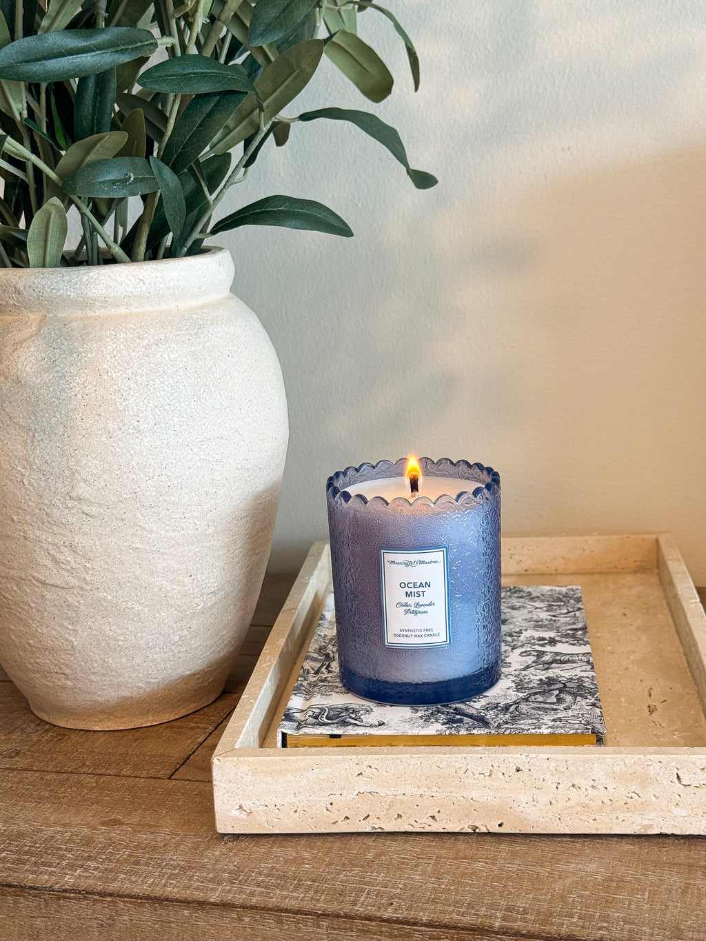 Ocean Mist Natural Candle 8oz Kaia Collection