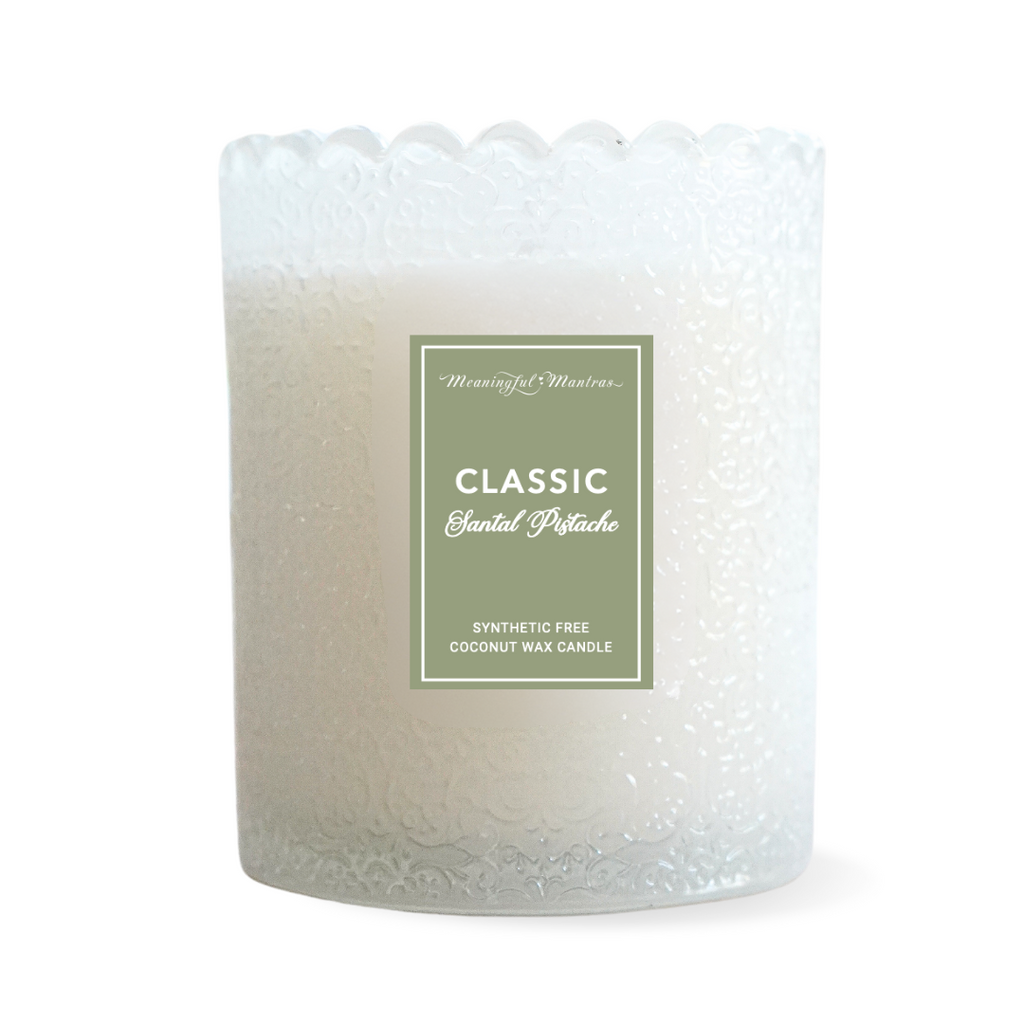 Santal Pistache Natural Candle 8oz Kaia Collection