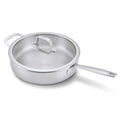 5-Ply Stainless Sauté Pan with Lid, 4-Qt