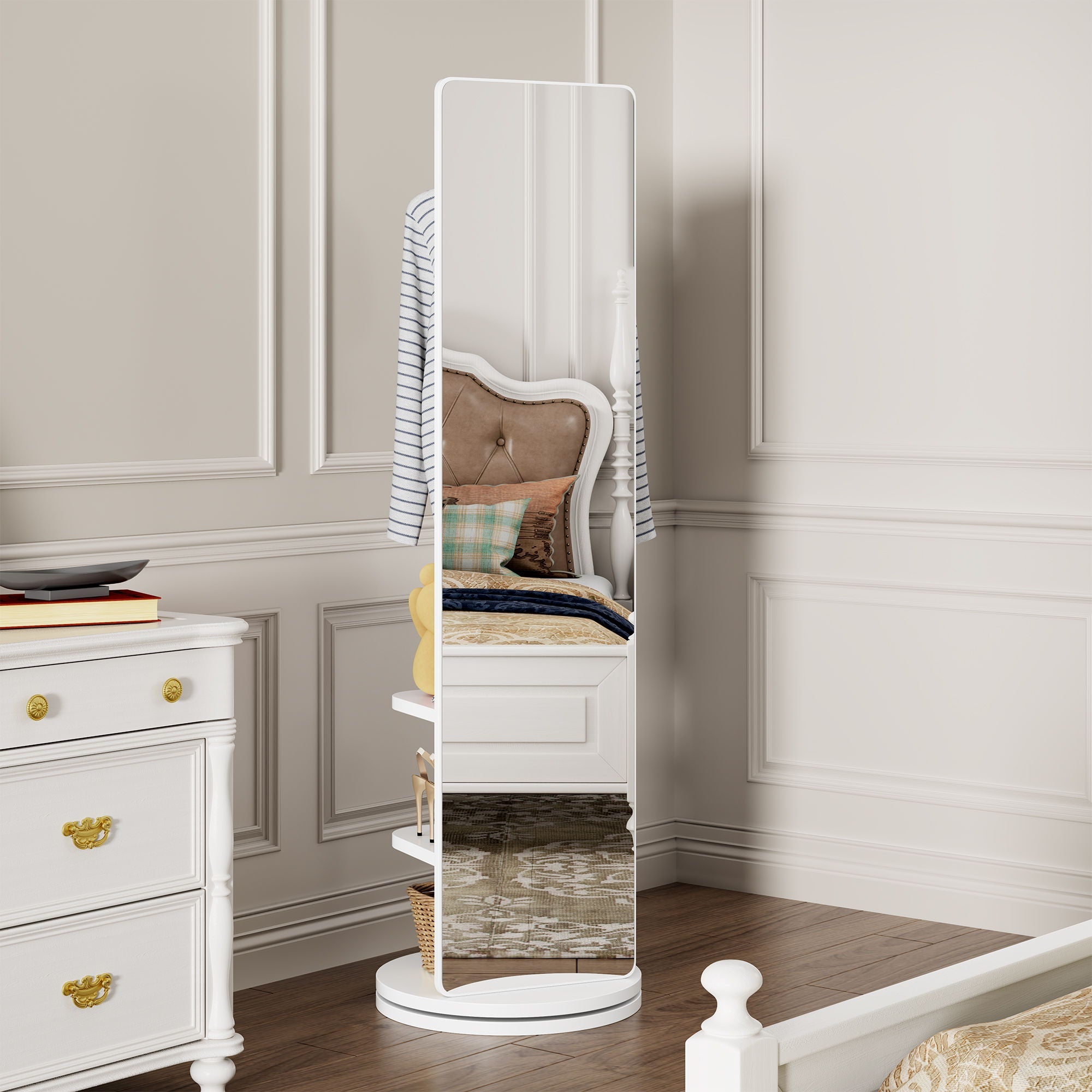 3 In 1 Multifunctional Full Length Clothing Mirror