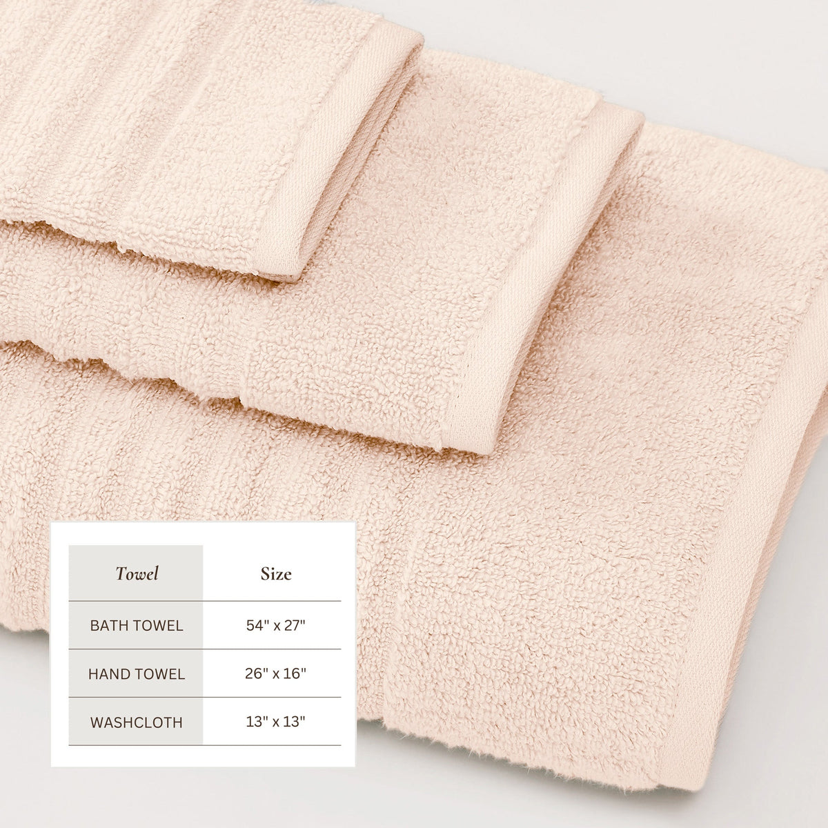Karina  | 100% Premium Cotton | 6-Piece Bath Set