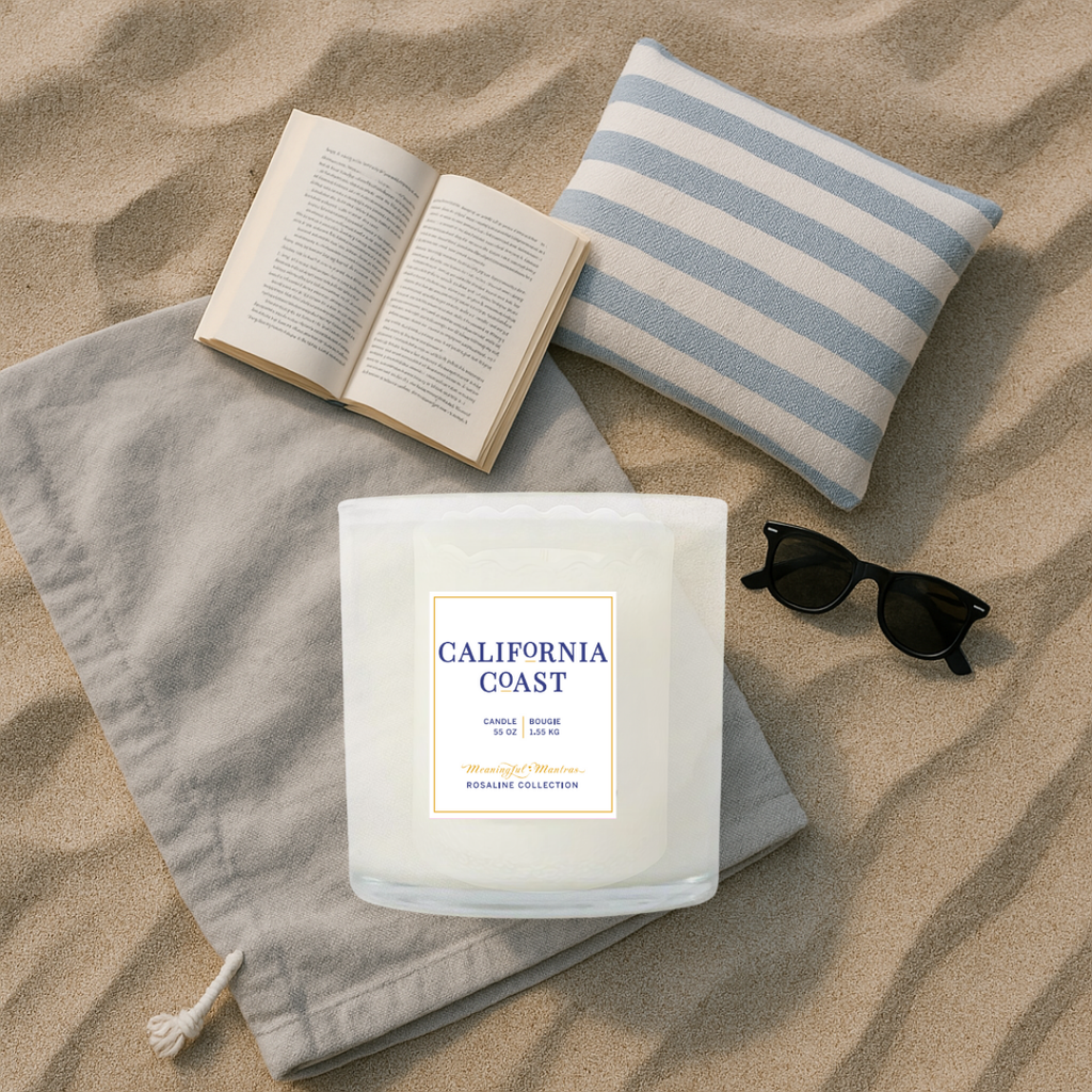Tranquility California Coast Natural Candle 55oz Rosaline Collection