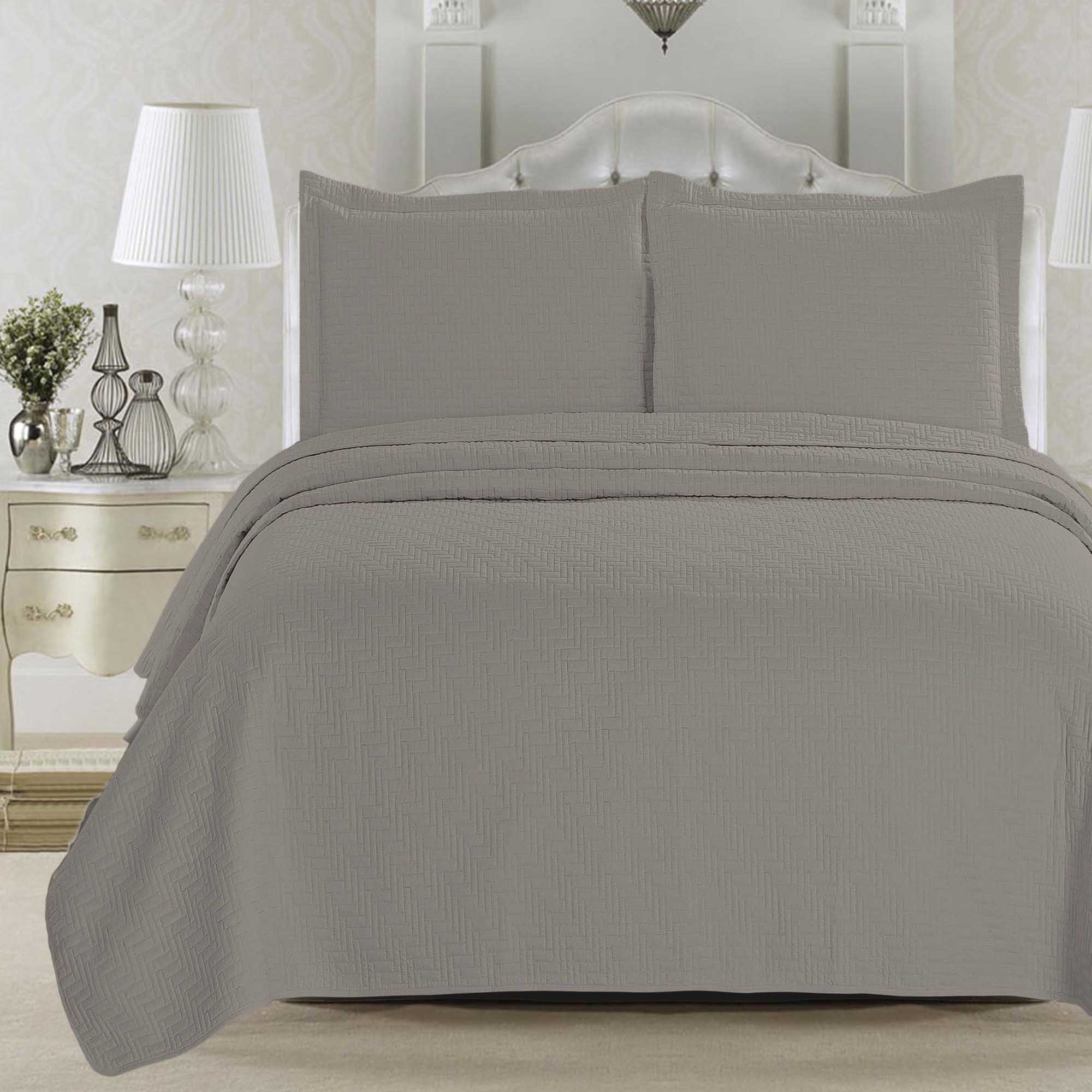 Herringbone Stitched Quilt - Louise Collection