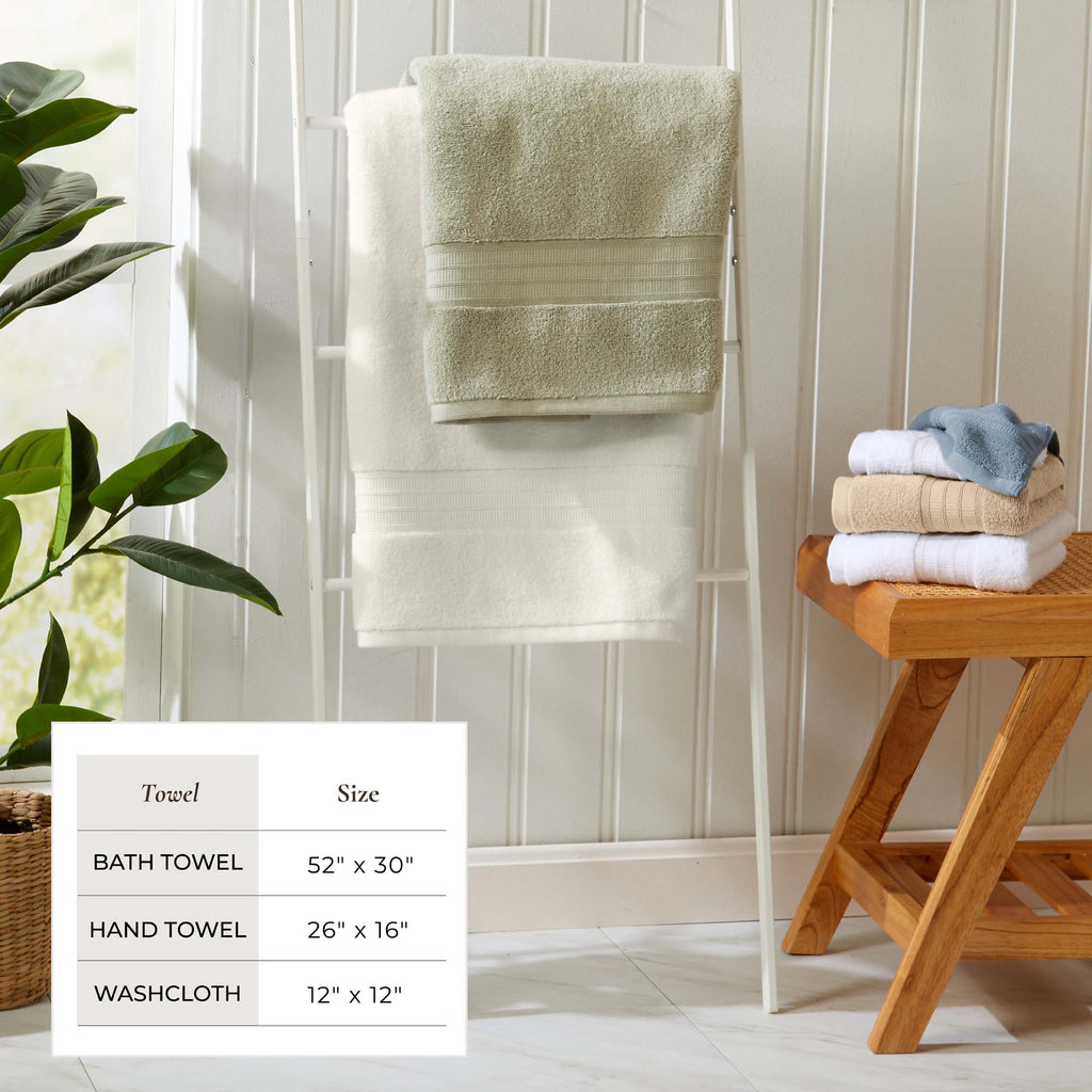 Chiara  | 100% Premium Cotton | 6-Piece Bath Set