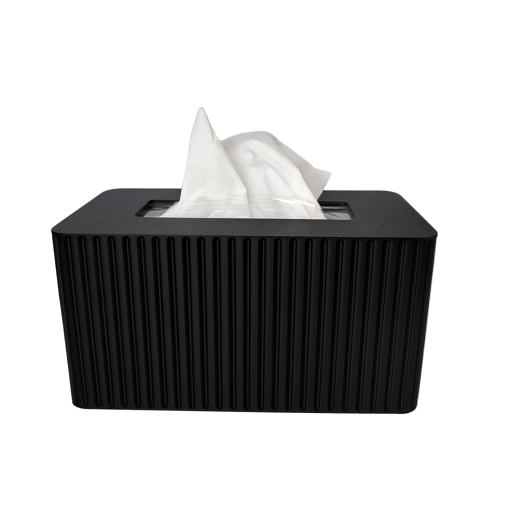 XL Rectangular Fluted Tissue Box Cover - Fits Costco Tissue Boxes