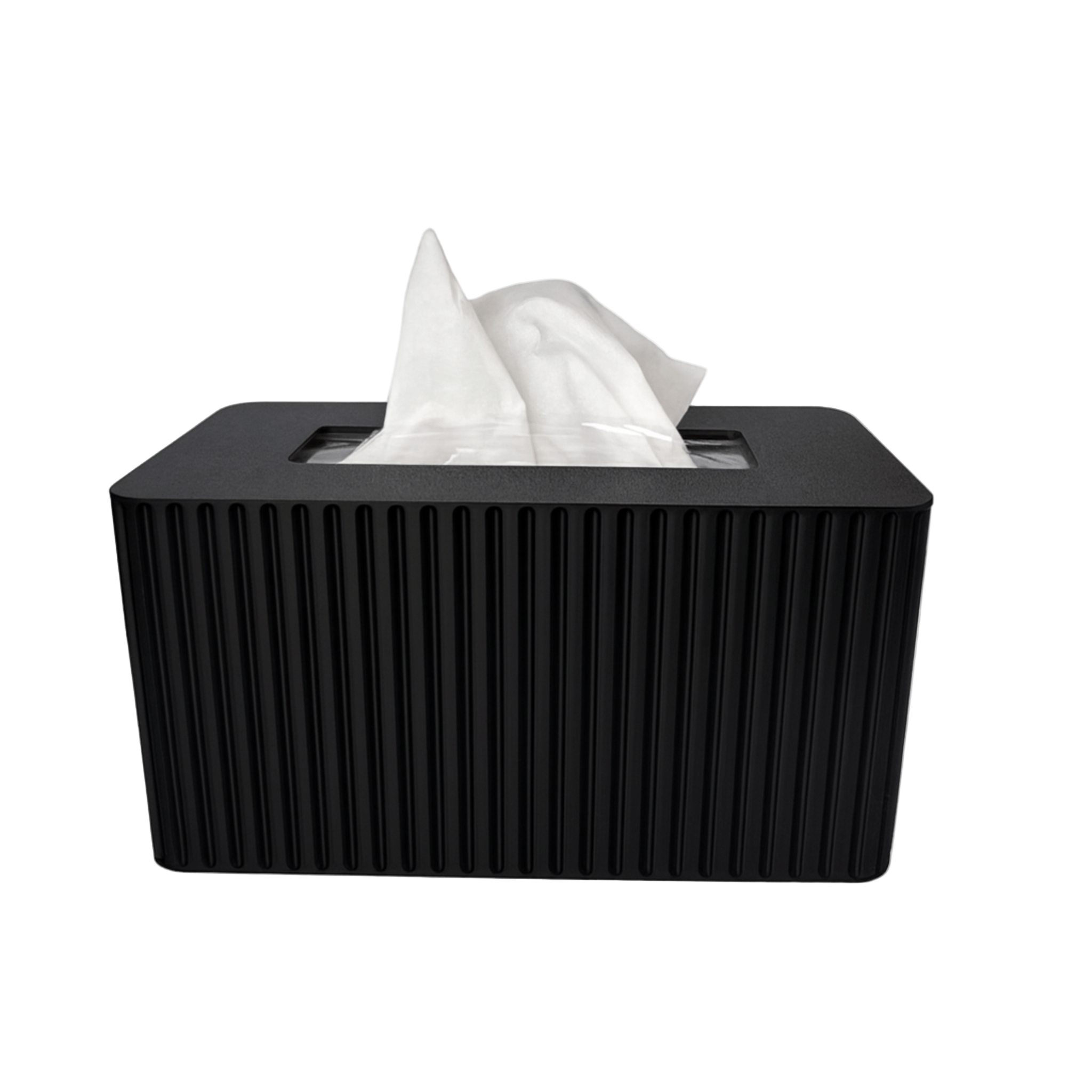 XL Rectangular Fluted Tissue Box Cover - Fits Costco Tissue Boxes