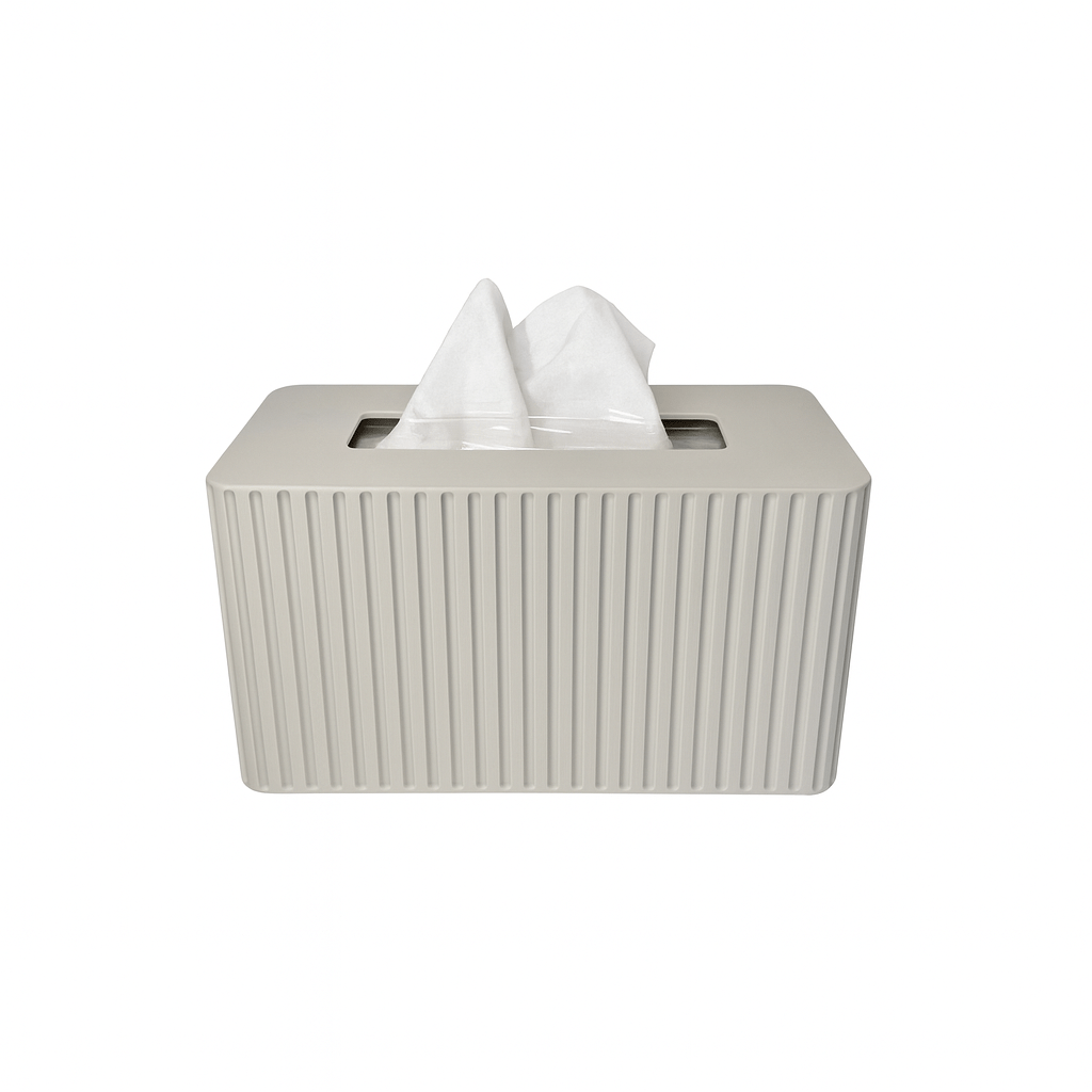 XL Rectangular Fluted Tissue Box Cover - Fits Costco Tissue Boxes