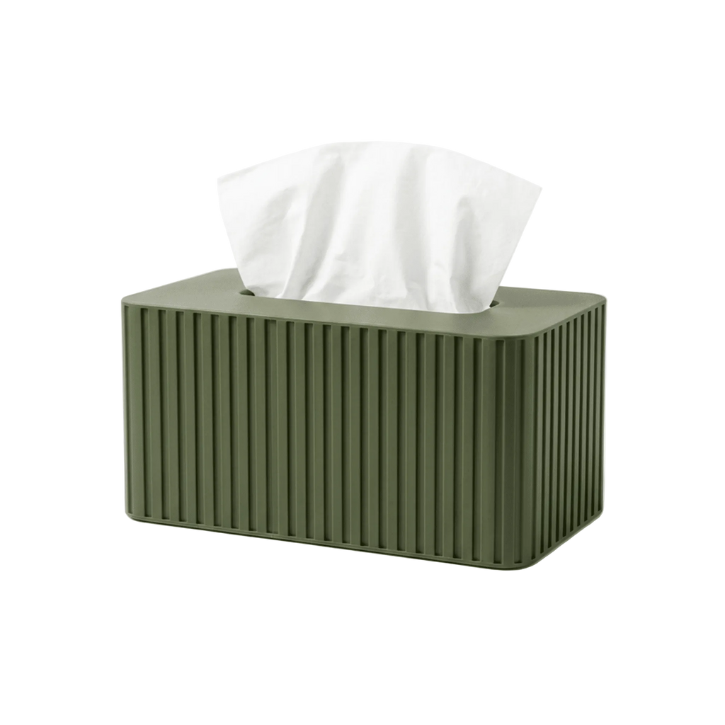 XL Rectangular Fluted Tissue Box Cover - Fits Costco Tissue Boxes