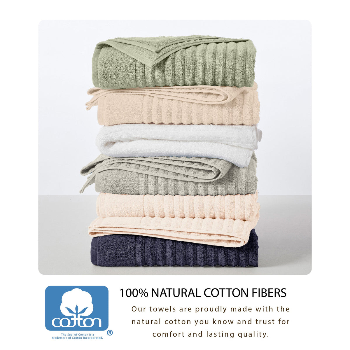Karina  | 100% Premium Cotton | 6-Piece Bath Set