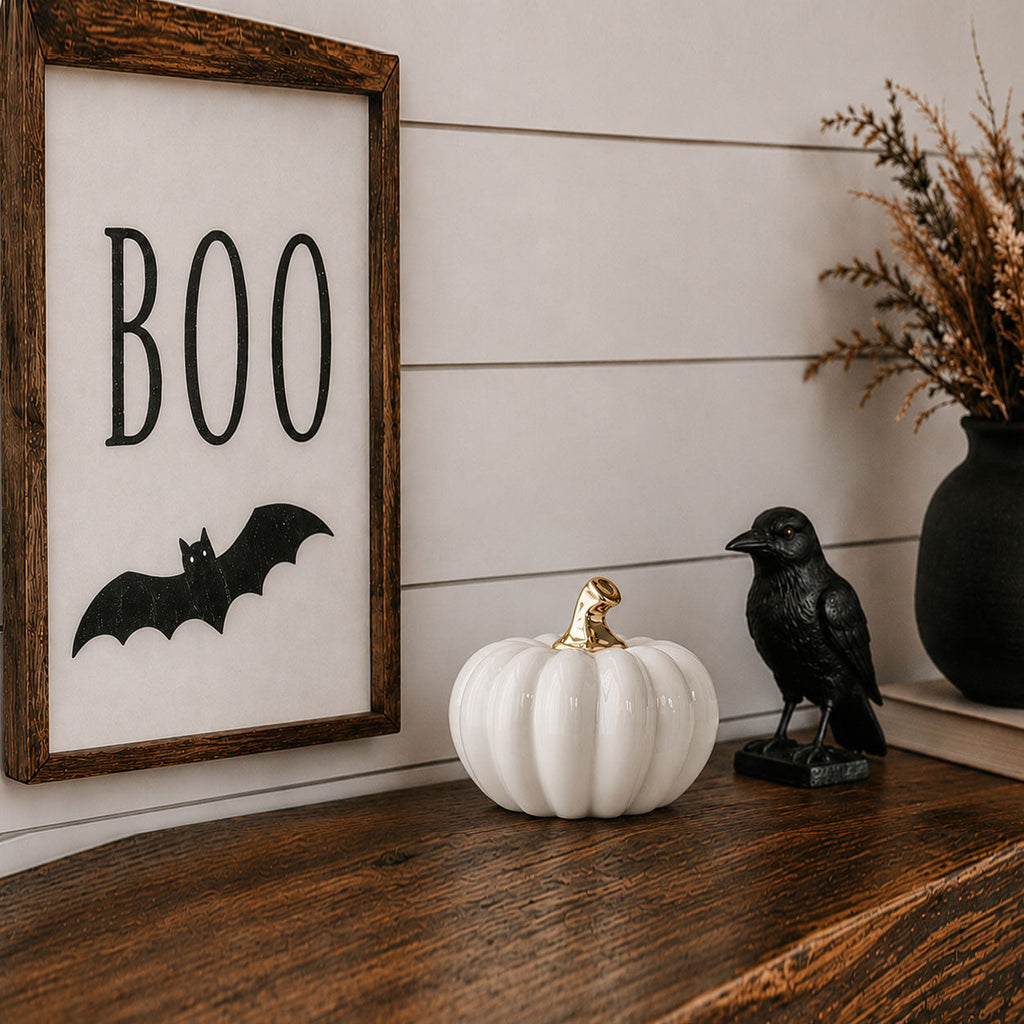 White Luxe Pumpkin