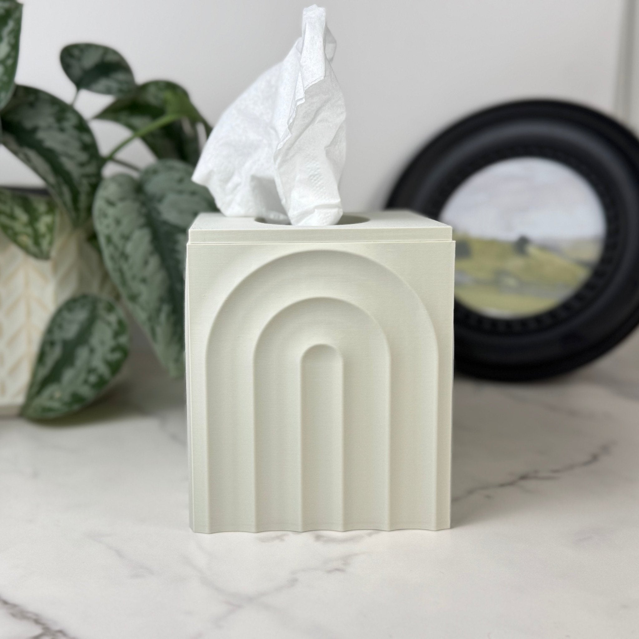 Cubed Arch Tissue Box Cover