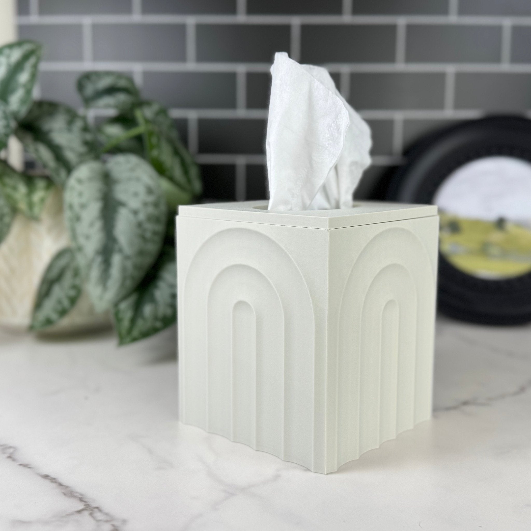 Cubed Arch Tissue Box Cover