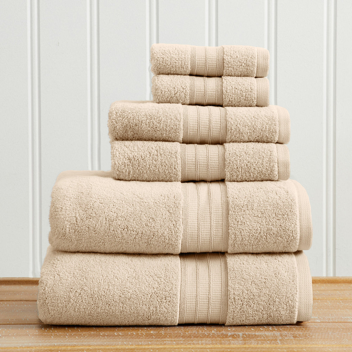 Chiara  | 100% Premium Cotton | 6-Piece Bath Set