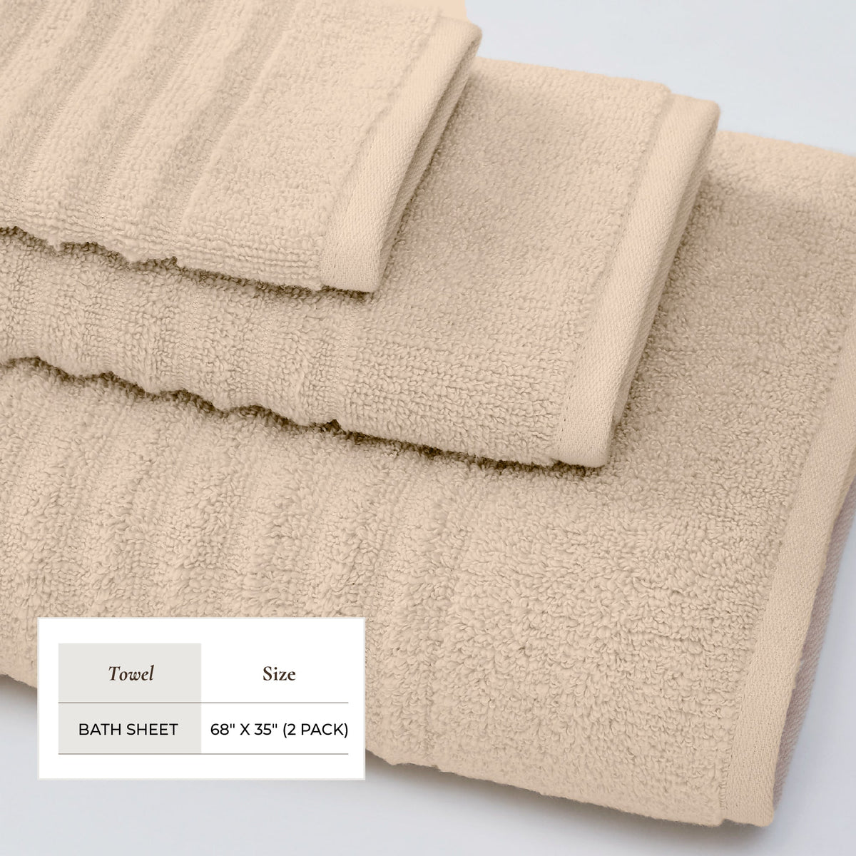 Karina  | 100% Premium Cotton | 6-Piece Bath Set