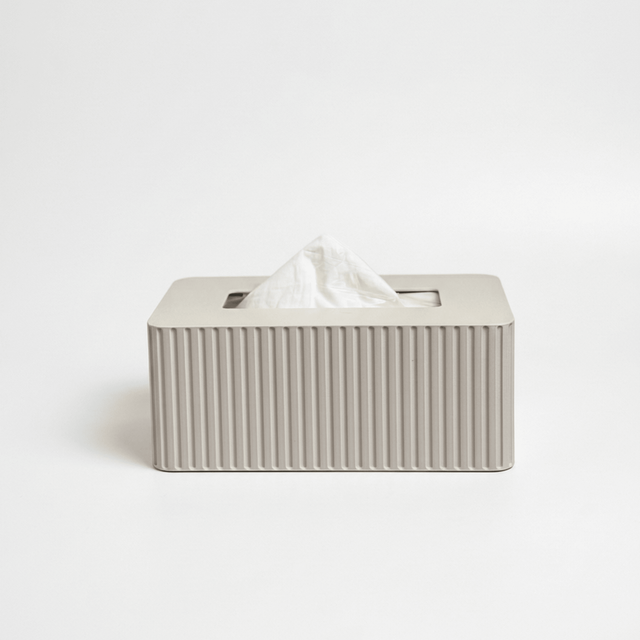 Rectangular Fluted Kleenex Box Cover