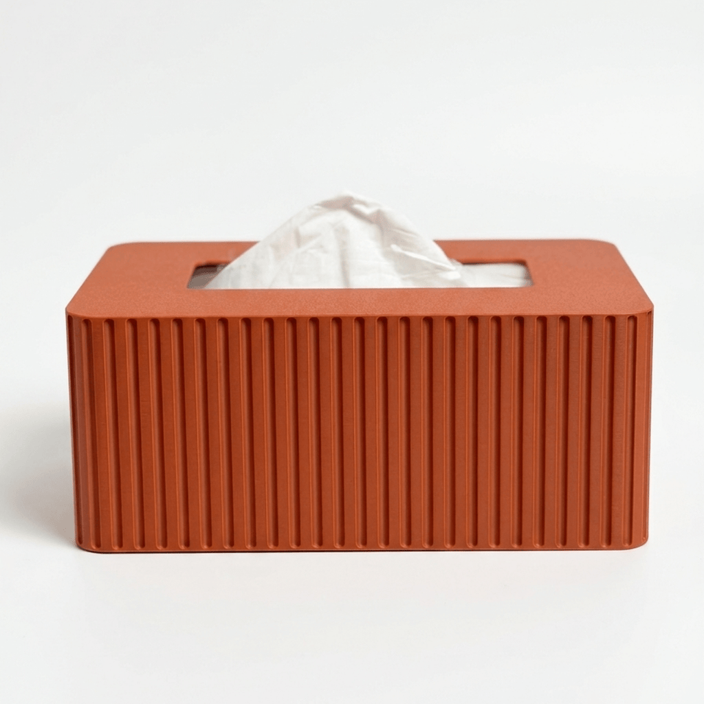 Rectangular Fluted Kleenex Box Cover