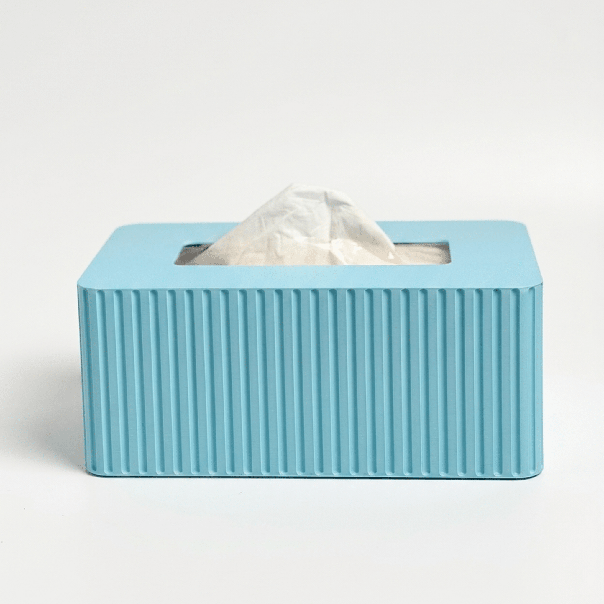 Rectangular Fluted Kleenex Box Cover