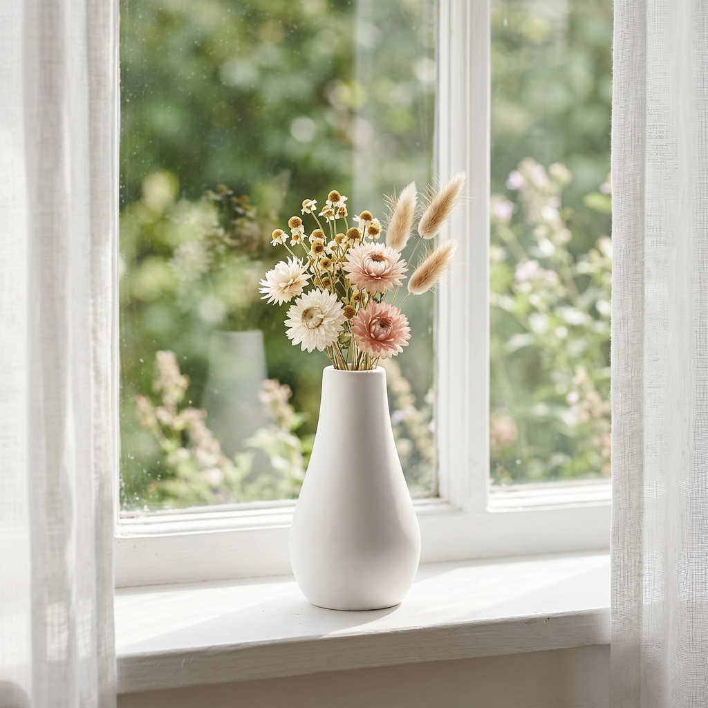 Classic Milk Bottle Vase, Gypsum White 5"