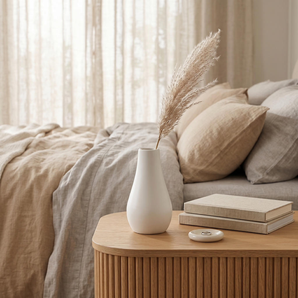 Classic Milk Bottle Vase, Gypsum White 5"