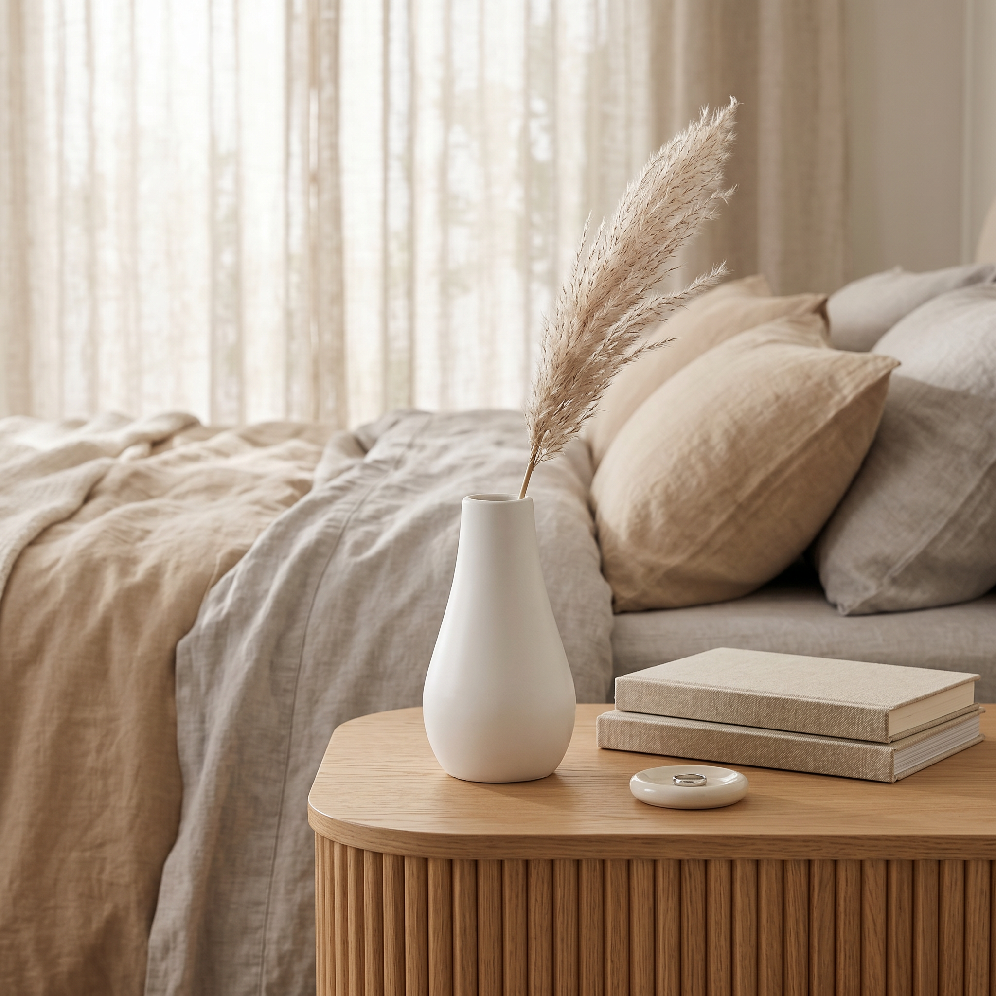 Classic Milk Bottle Vase, Gypsum White 5"