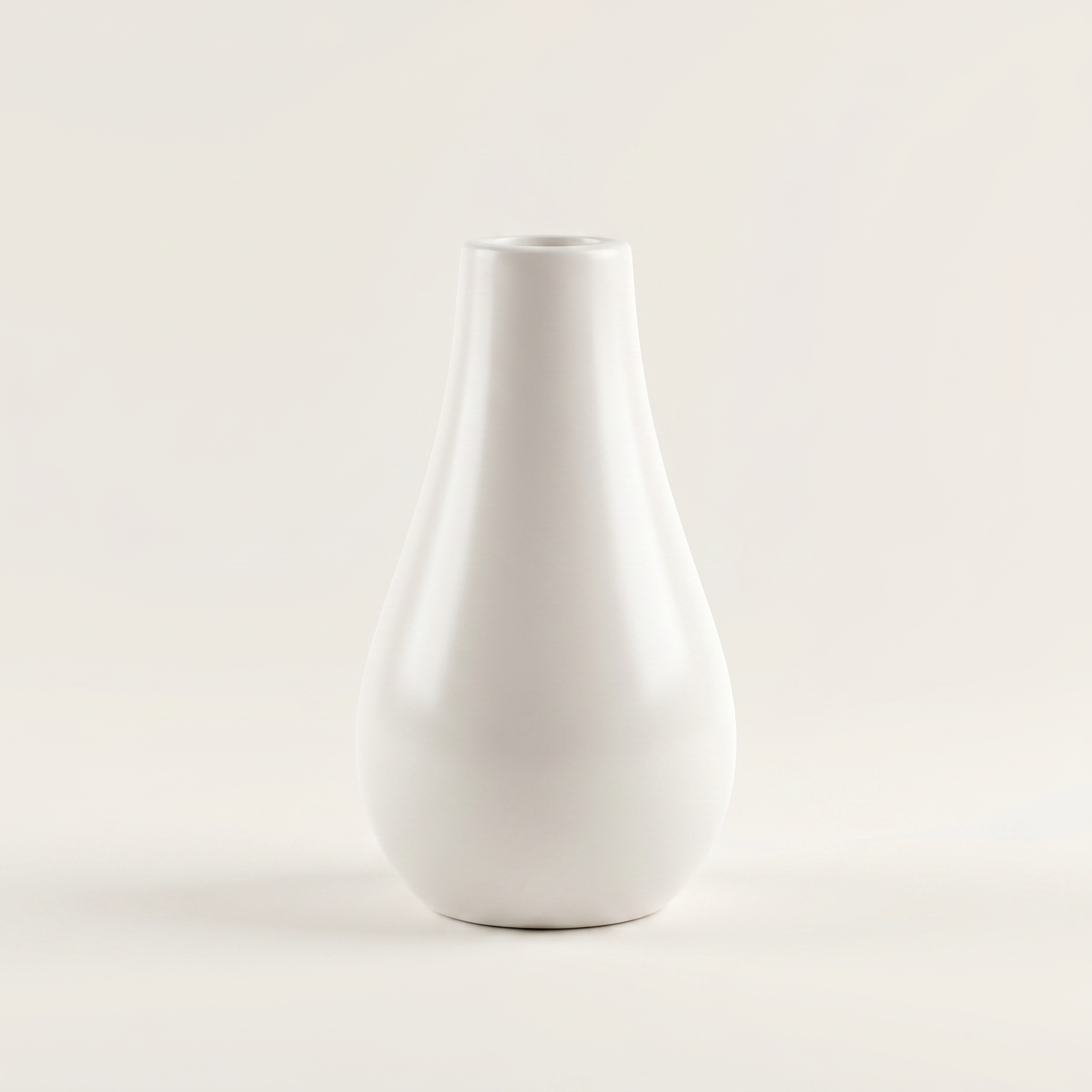 Classic Milk Bottle Vase, Gypsum White 5"