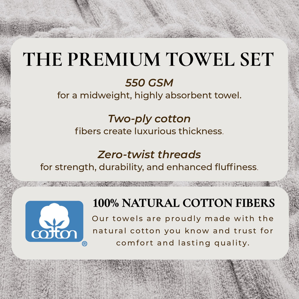 Karina  | 100% Premium Cotton | 6-Piece Bath Set