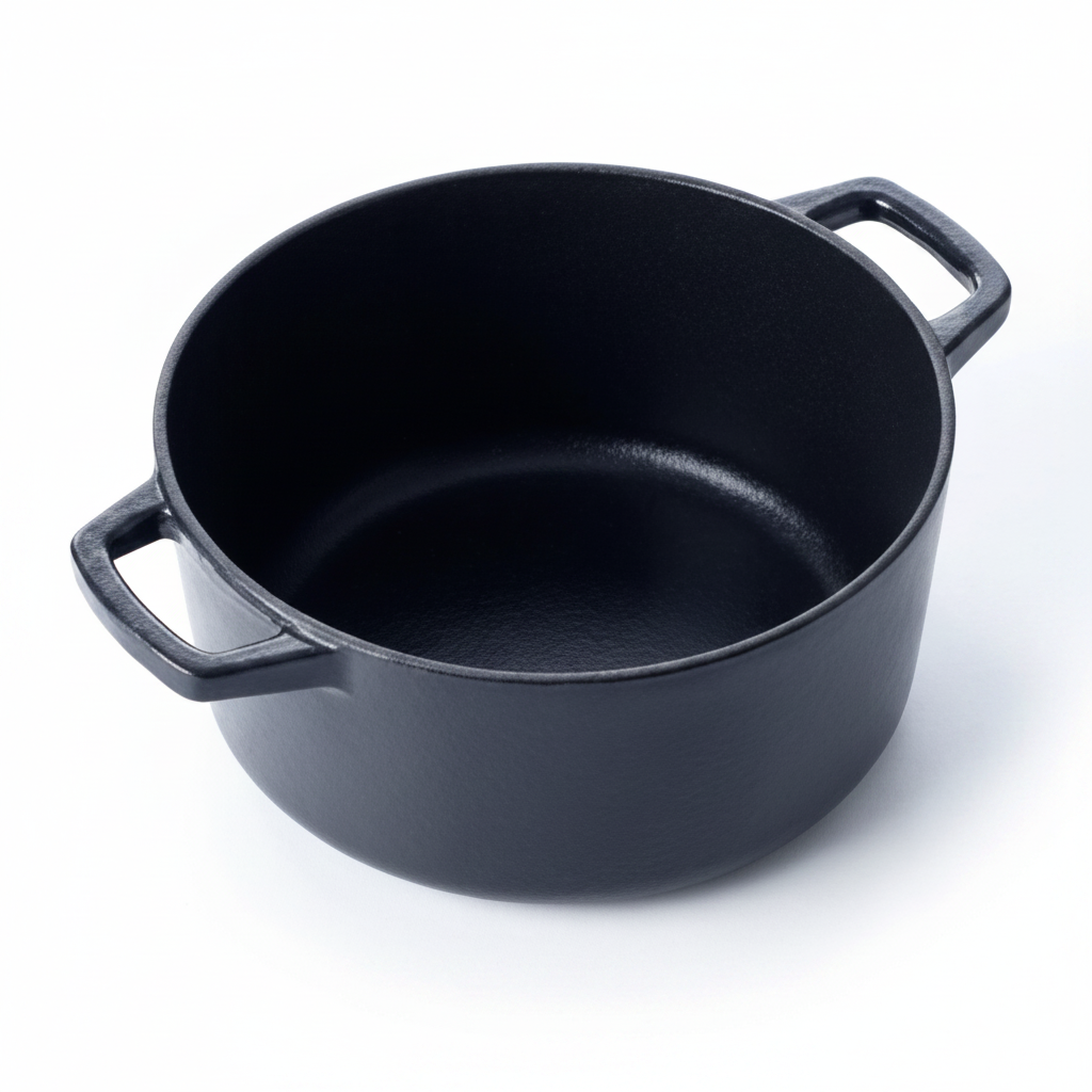Enameled Cast Iron Round Dutch Oven, 5-Qt