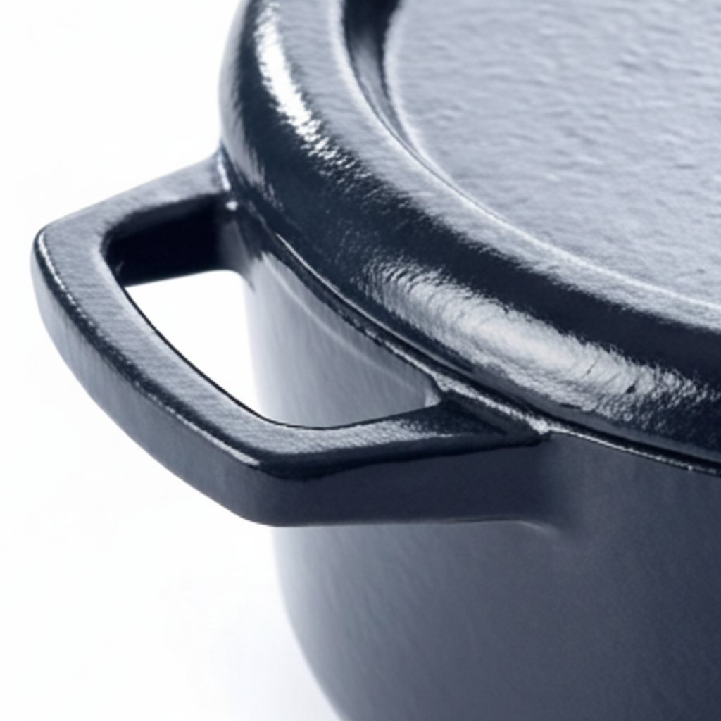 Enameled Cast Iron Round Dutch Oven, 5-Qt