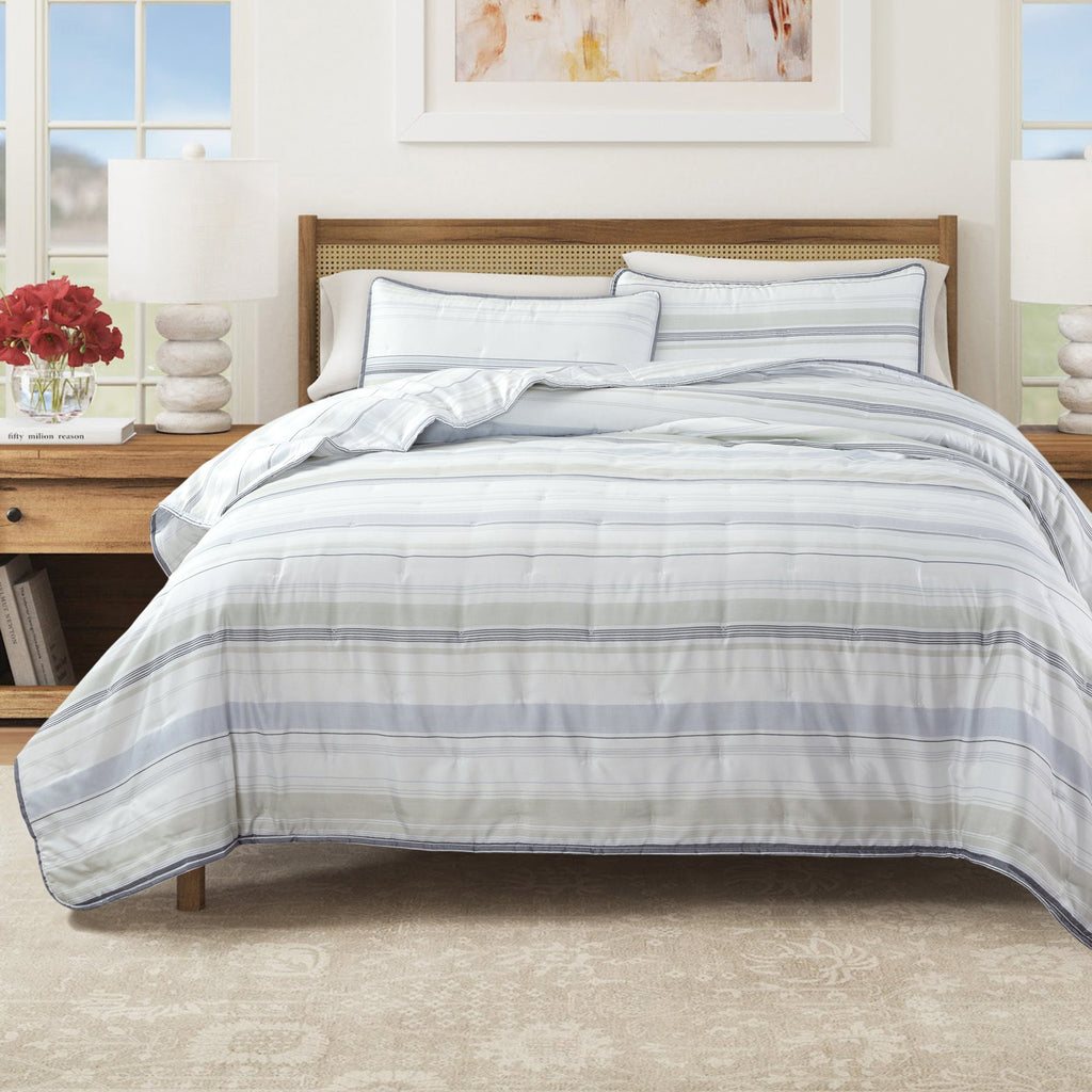 Dot Stitched Quilt Set - Dot-Hemmed Collection